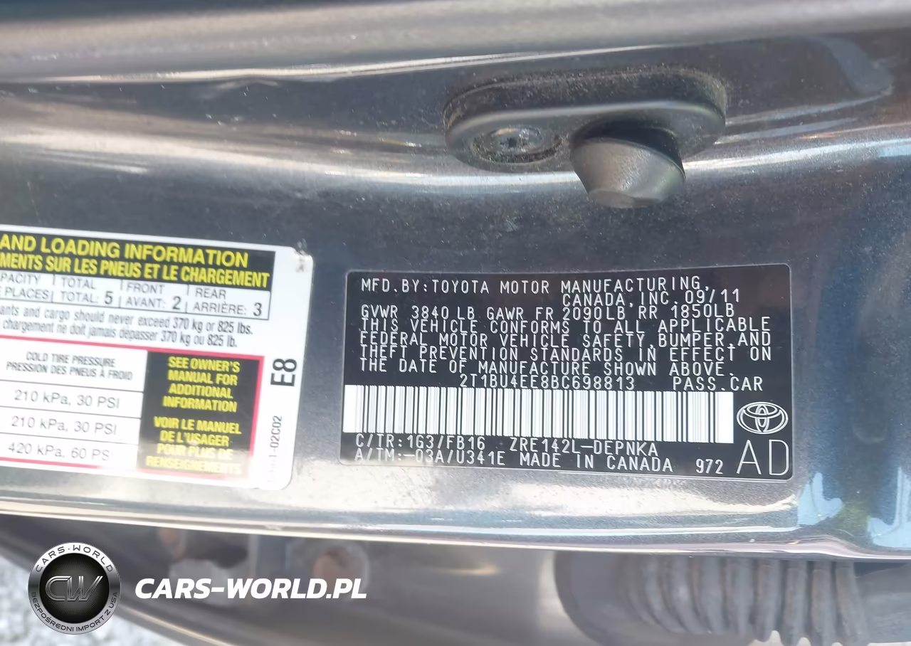 2011 Toyota Corolla Le VIN:2T1BU4EE8BC698813 - 9