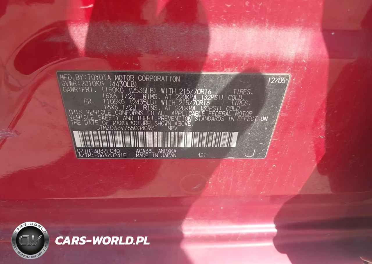 2006 Toyota Rav4 VIN:JTMZD33V765004093 - 9