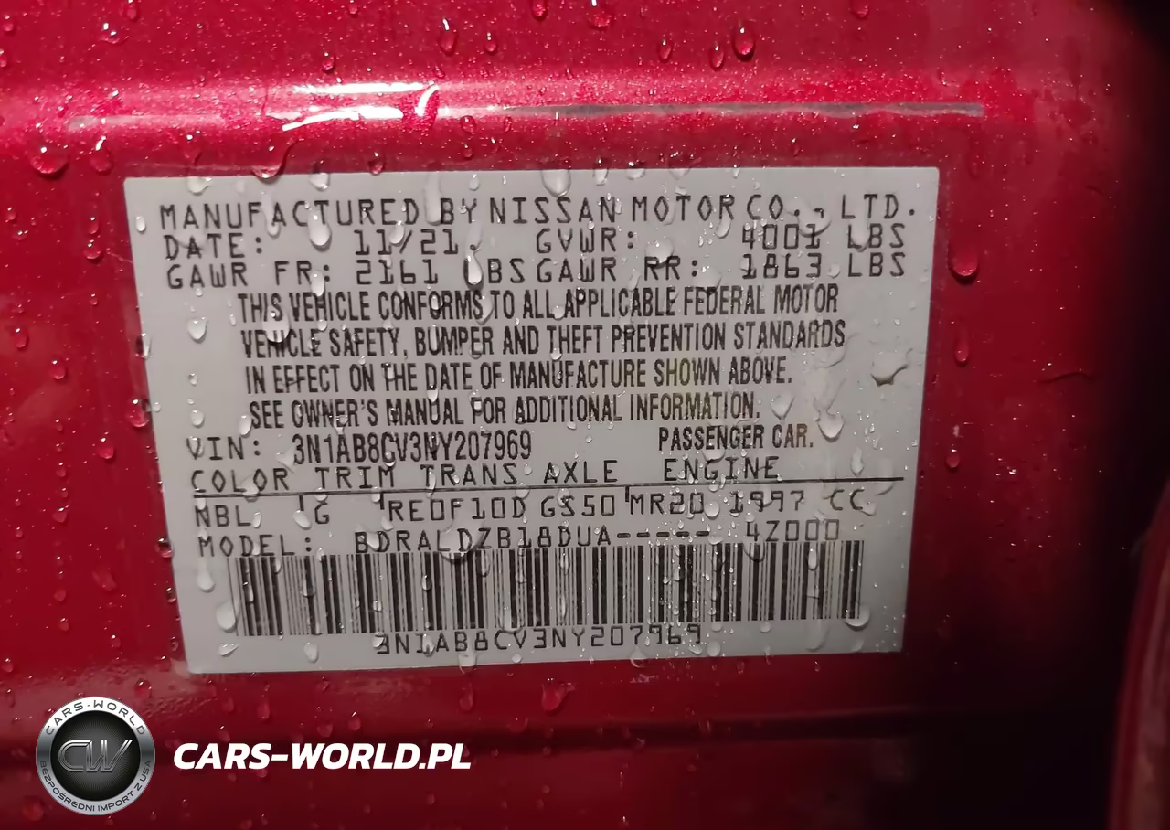 2022 Nissan Sentra Sv Xtronic Cvt VIN:3N1AB8CV3NY207969 - 9