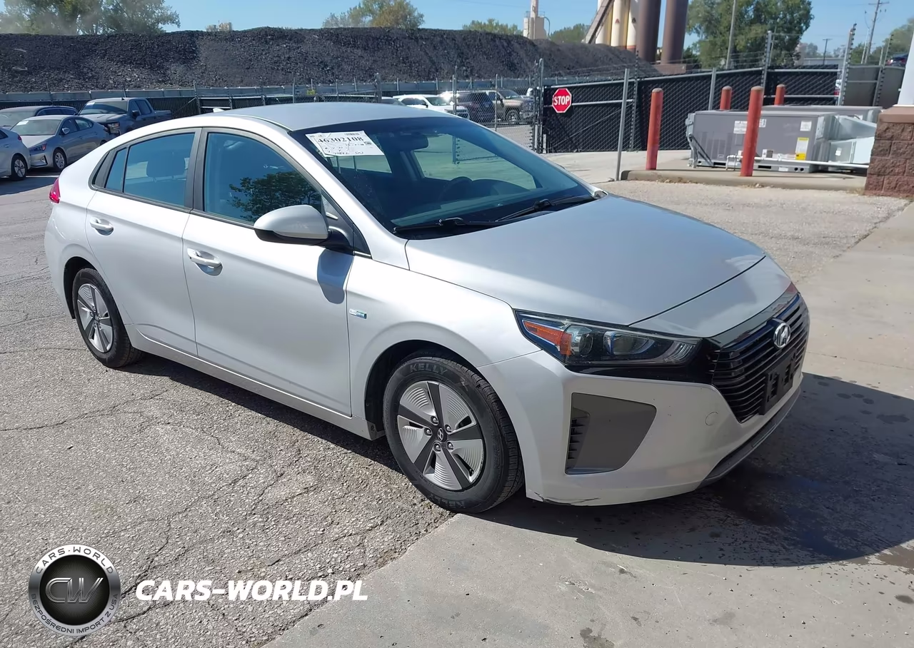 2019 Hyundai Ioniq Hybrid Blue VIN:KMHC65LC1KU156408 - 1