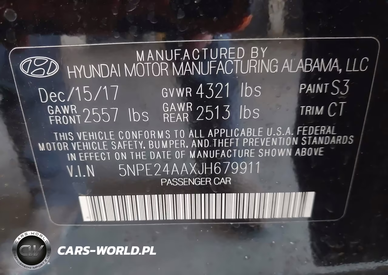 2018 Hyundai Sonata Eco VIN:5NPE24AAXJH679911 - 9