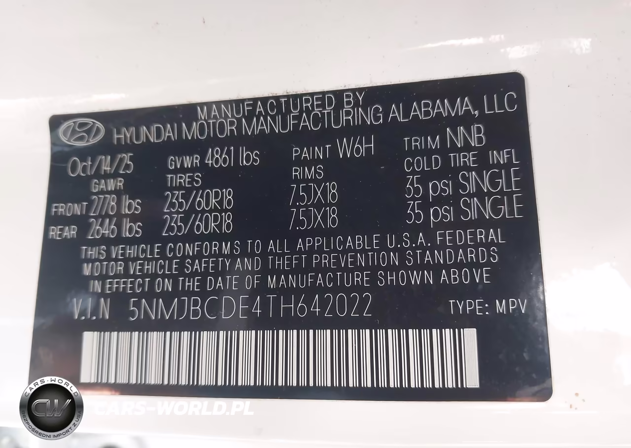 2026 Hyundai Tucson Sel VIN:5NMJBCDE4TH642022 - 9