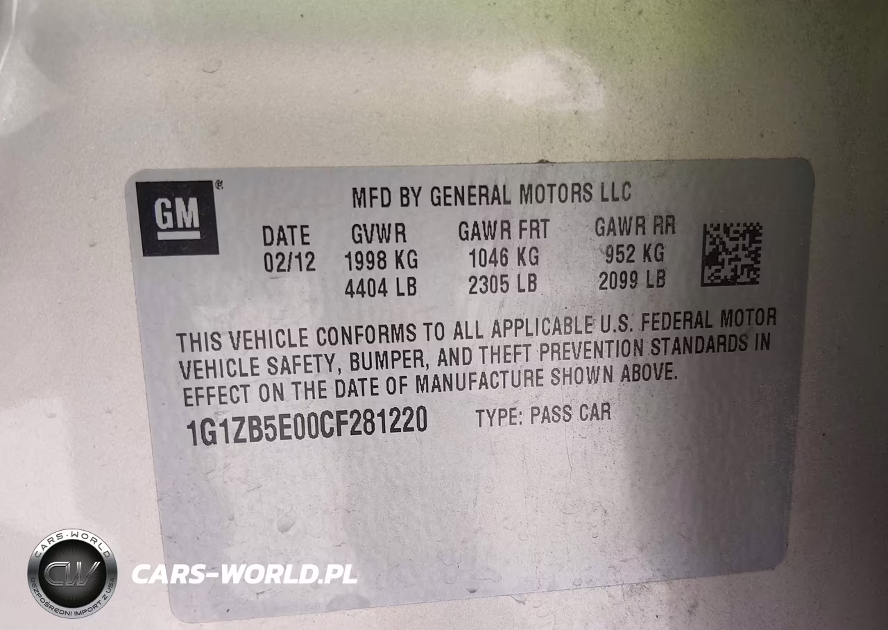 2012 Chevrolet Malibu Ls VIN:1G1ZB5E00CF281220 - 9