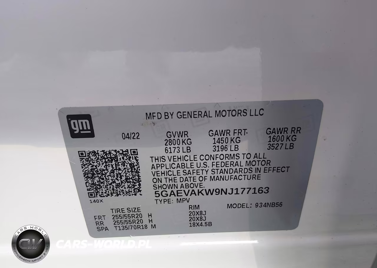 2022 Buick Enclave Awd Essence VIN:5GAEVAKW9NJ177163 - 9