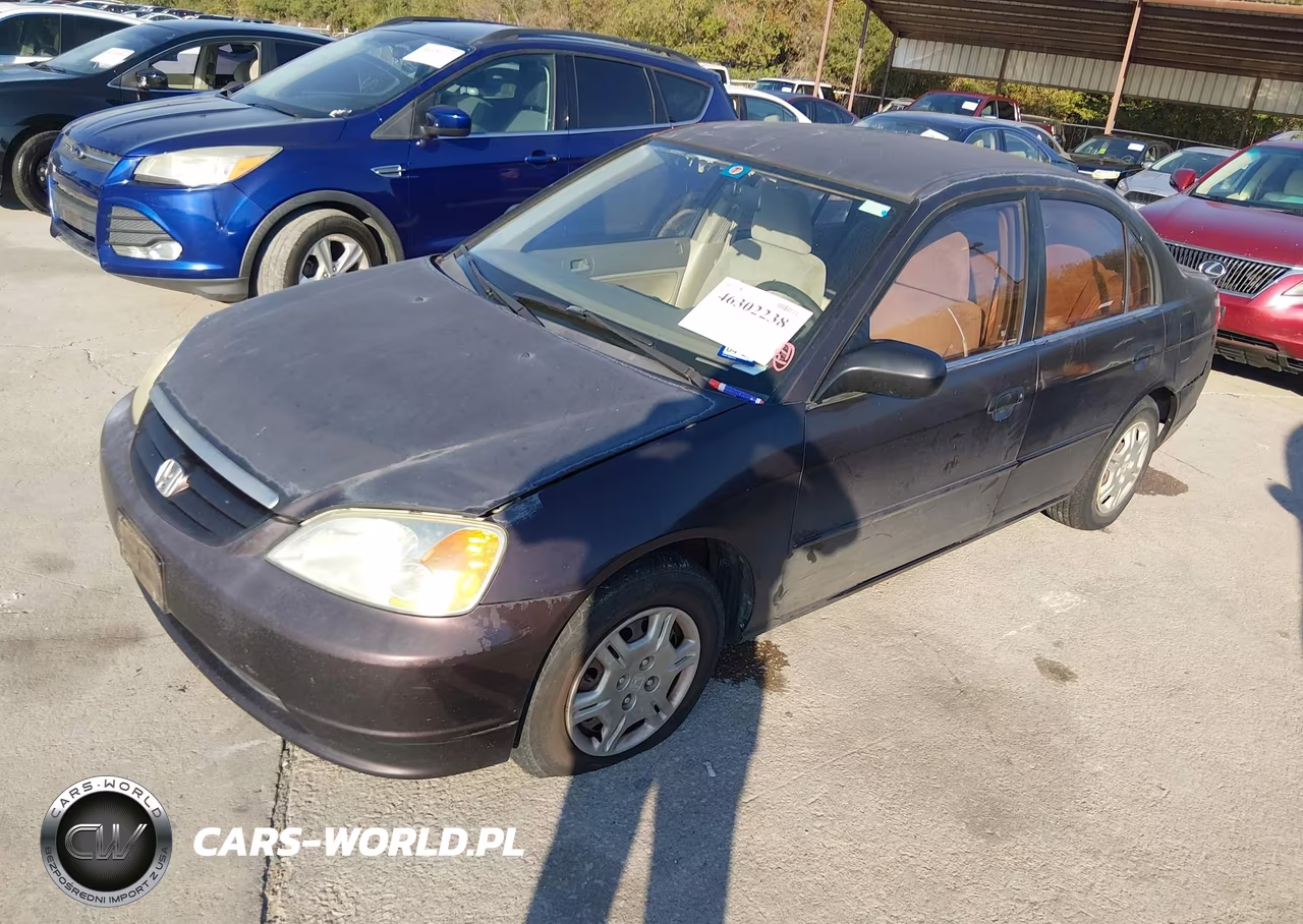 2001 Honda Civic Lx VIN:2HGES16531H590749 - 2