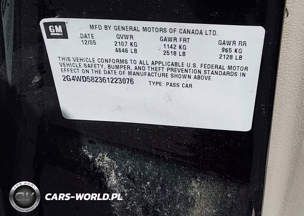 2006 Buick Lacrosse Cxl VIN:2G4WD582361223076 - 9