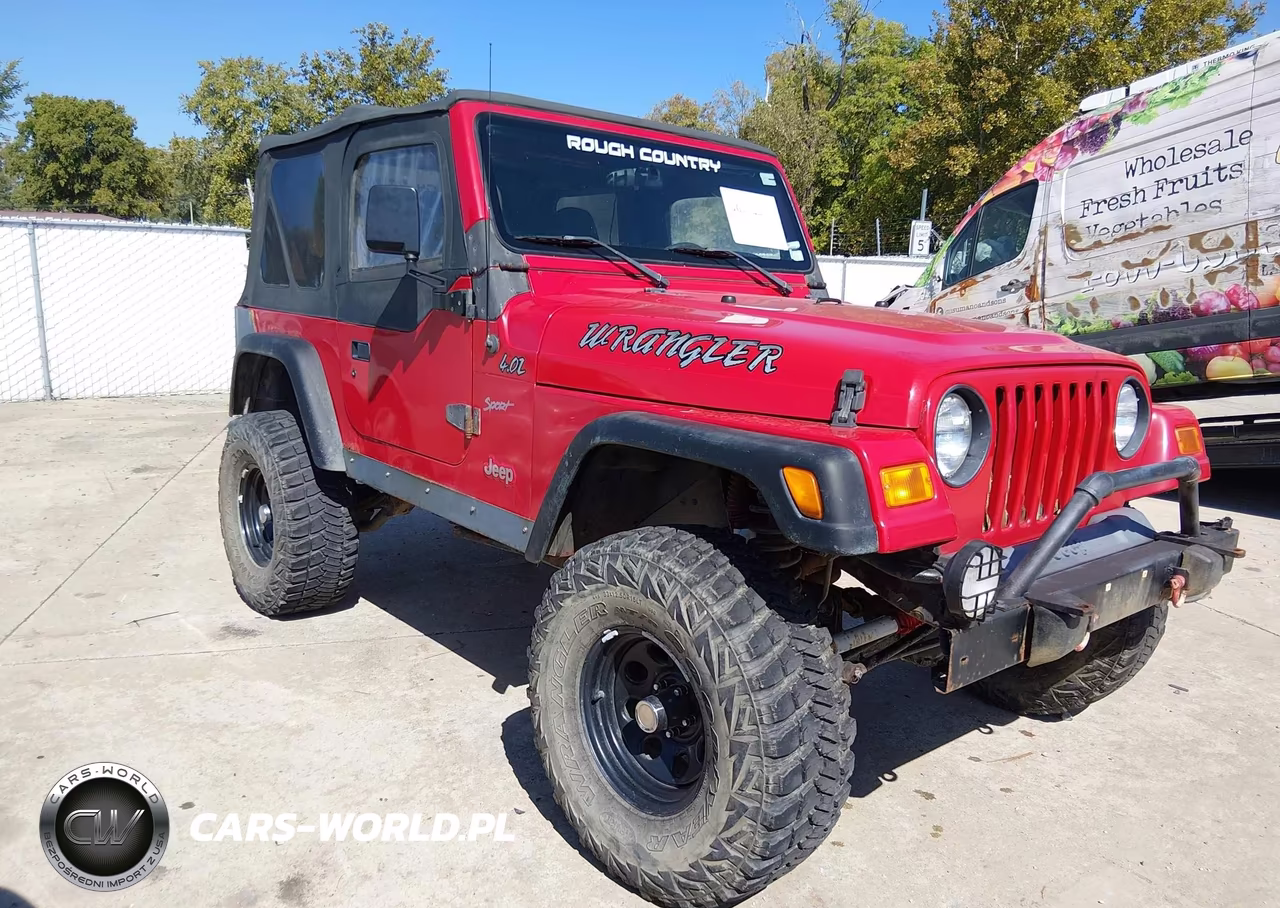 2000 Jeep Wrangler Sport VIN:1J4FA49S4YP713824 - 1