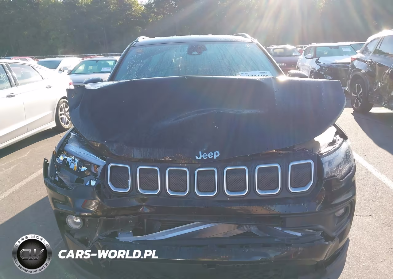 2022 Jeep Compass Latitude Fwd VIN:3C4NJCBB9NT106587 - 12