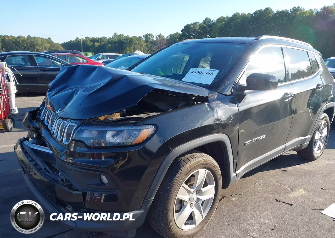 2022 Jeep Compass Latitude Fwd VIN:3C4NJCBB9NT106587 - 18