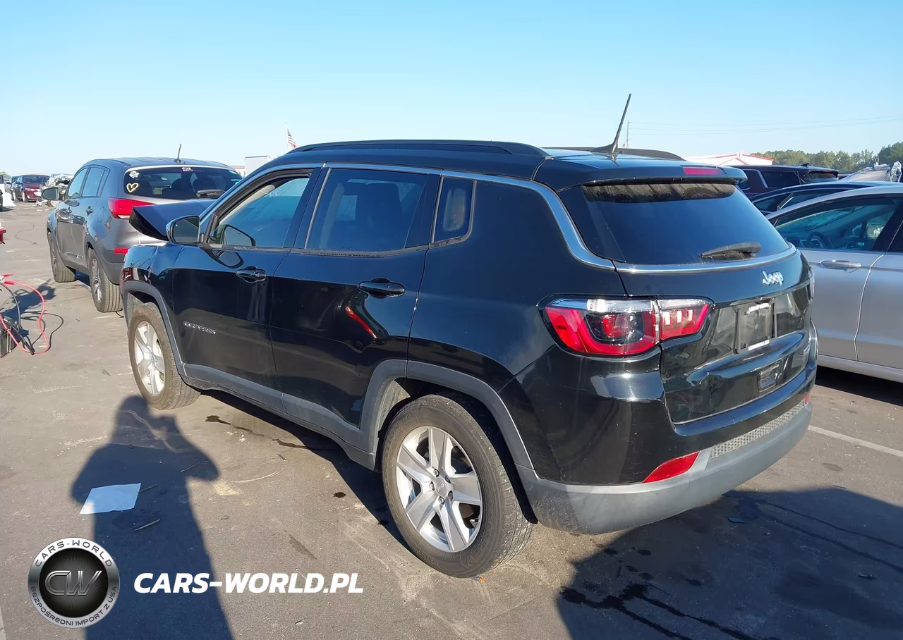 2022 Jeep Compass Latitude Fwd VIN:3C4NJCBB9NT106587 - 3