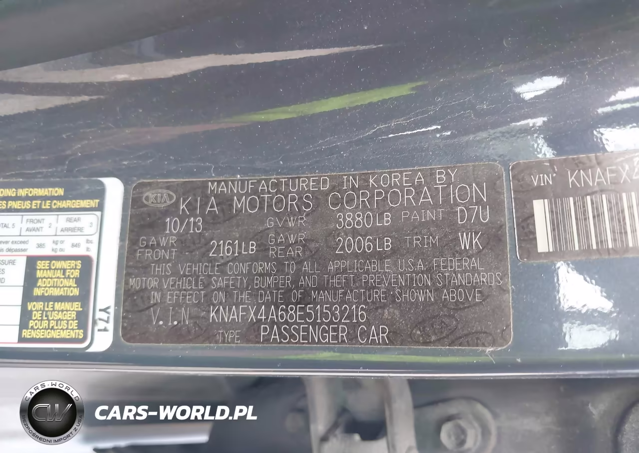 2014 Kia Forte Lx VIN:KNAFX4A68E5153216 - 9