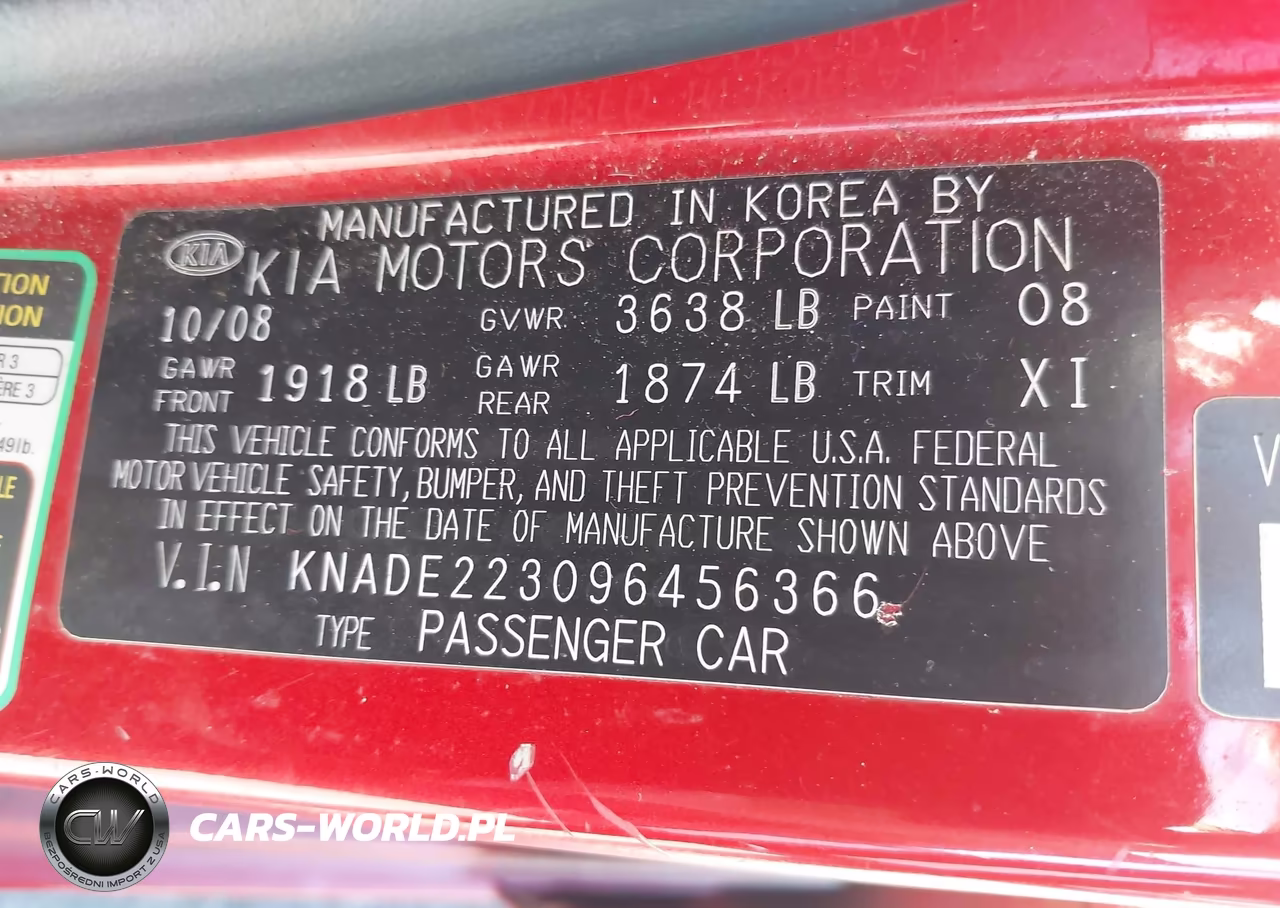 2009 Acura Tsx VIN:JH4CU26649C035658 - 9