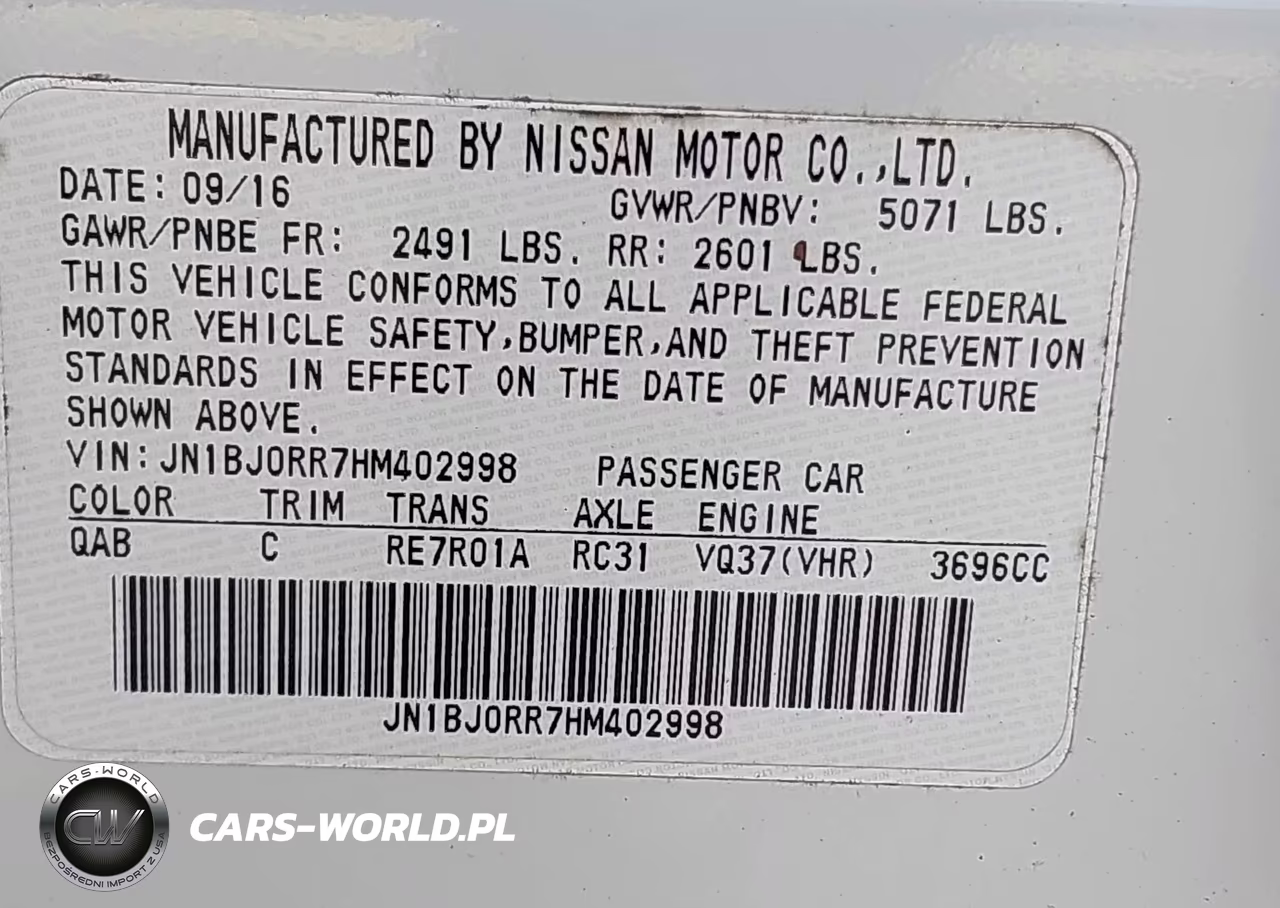 2017 Infiniti Qx50 VIN:JN1BJ0RR7HM402998 - 9