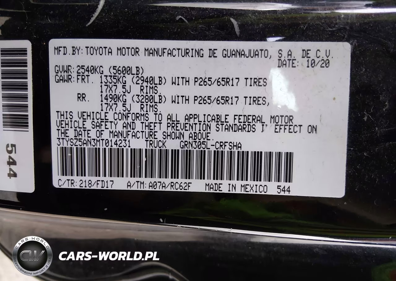 2021 Toyota Tacoma Trd Sport VIN:3TYSZ5AN3MT014231 - 9