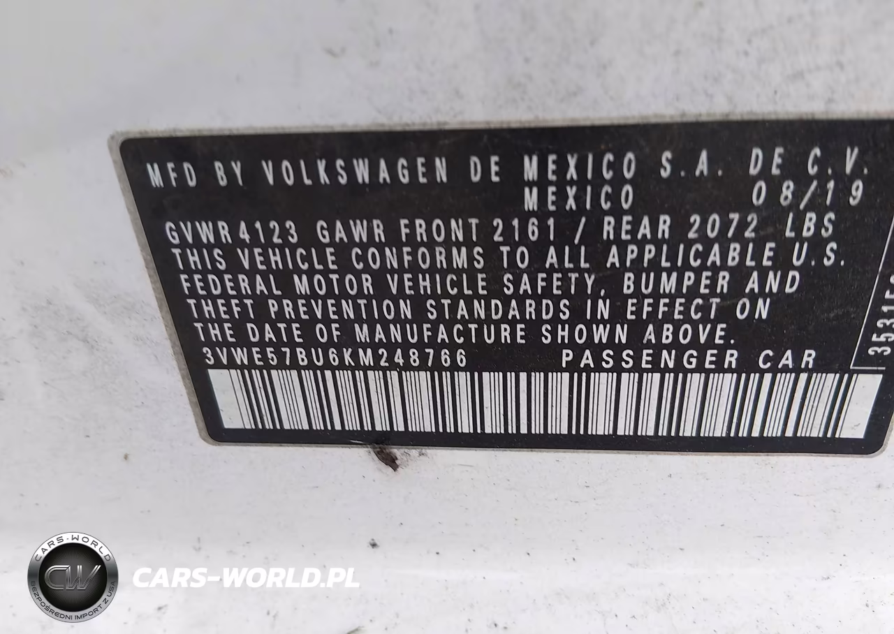 2019 Volkswagen Jetta 1.4T Sel VIN:3VWE57BU6KM248766 - 9