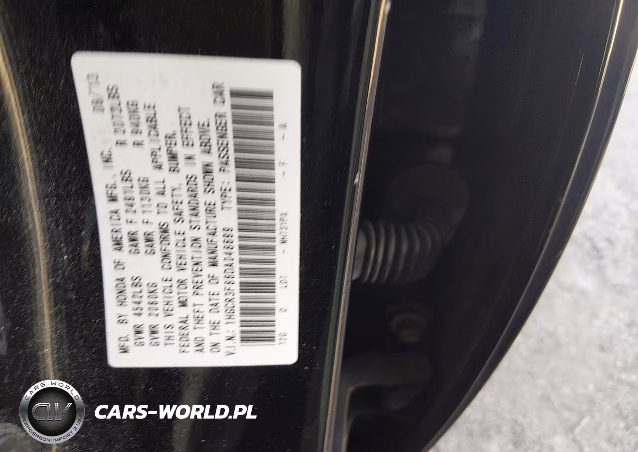 2013 Honda Accord Ex-L V-6 VIN:1HGCR3F86DA048699 - 9