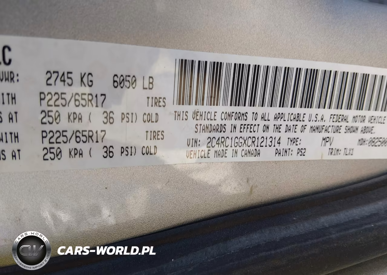 2012 Chrysler Town & Country Limited VIN:2C4RC1GGXCR121314 - 9