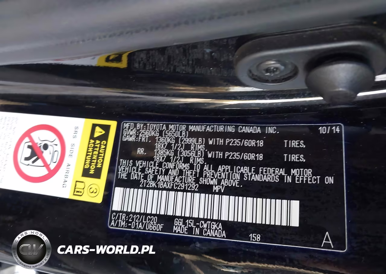 2015 Lexus Rx 350 VIN:2T2BK1BAXFC291292 - 9