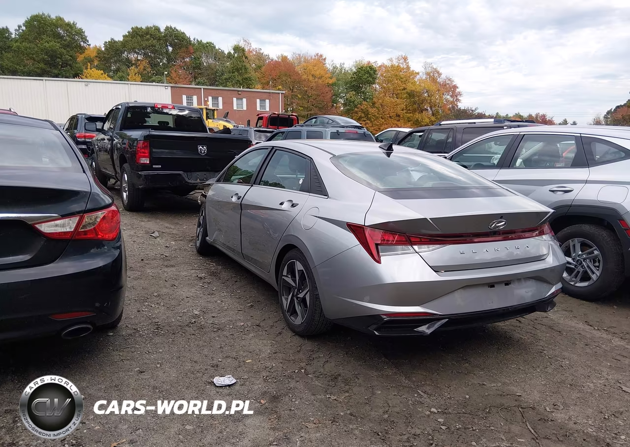 2021 Hyundai Elantra Sel VIN:5NPLN4AG2MH014296 - 3