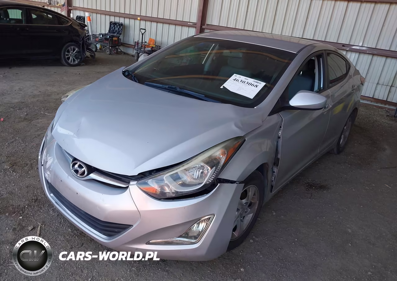 2014 Hyundai Elantra Se VIN:KMHDH4AE5EU215445 - 2