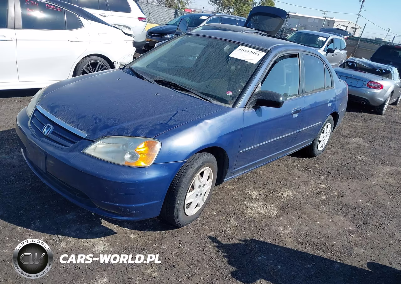 2003 Honda Civic Lx VIN:2HGES165X3H603922 - 2