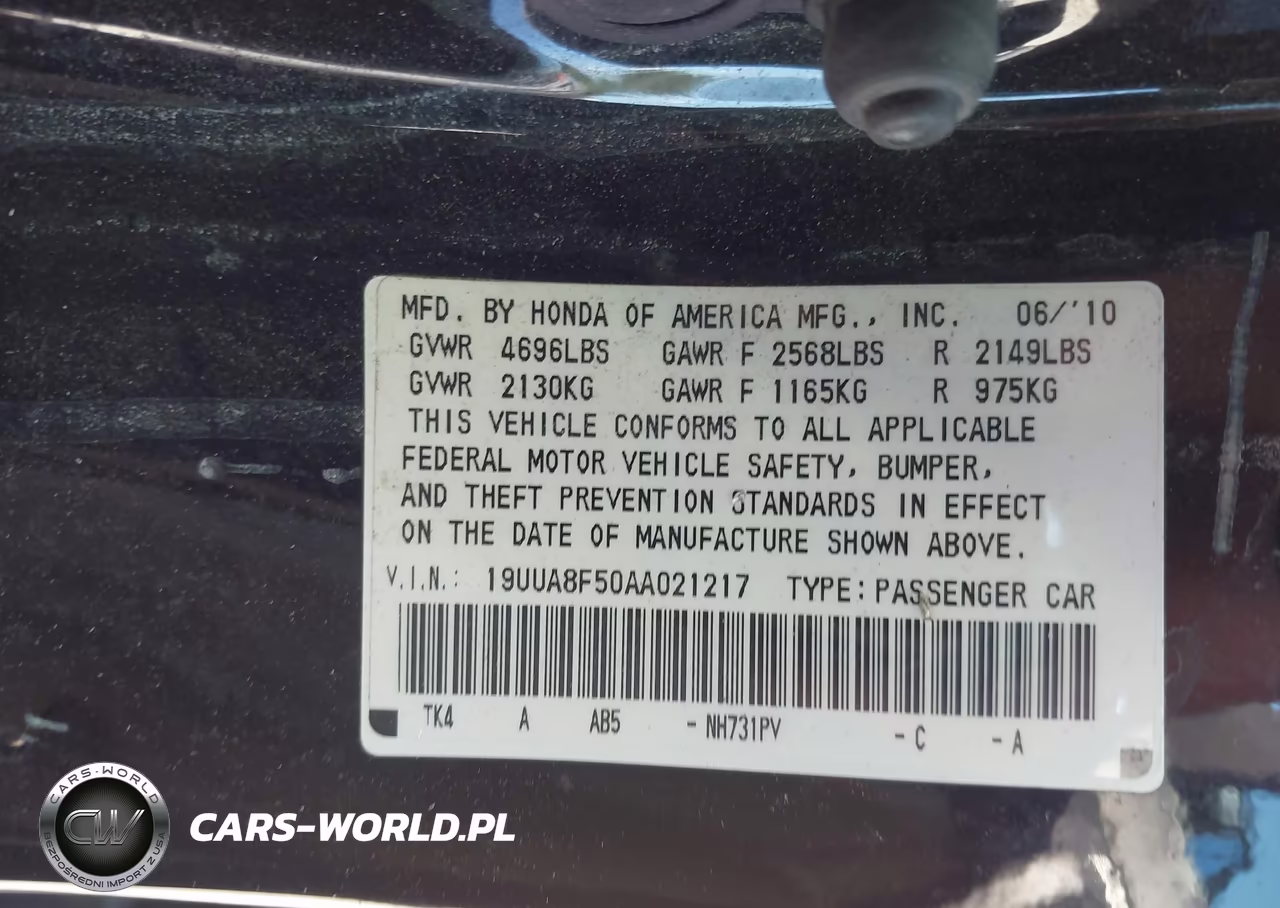 2010 Acura Tl 3.5 VIN:19UUA8F50AA021217 - 9