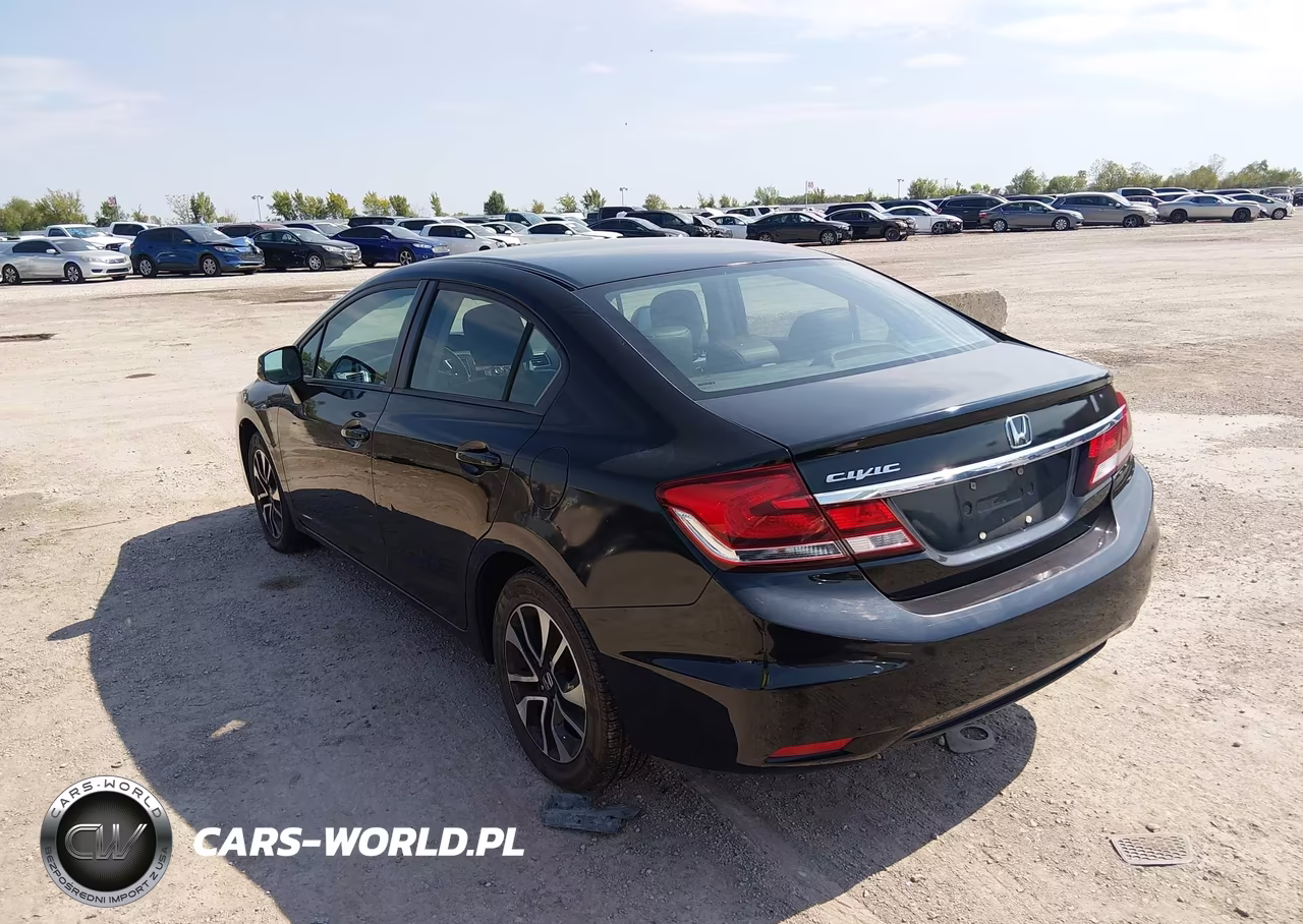 2013 Honda Civic Ex-L VIN:2HGFB2F9XDH550752 - 3