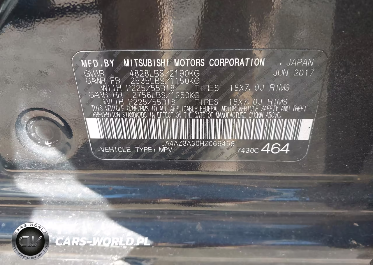 2017 Mitsubishi Outlander Se VIN:JA4AZ3A30HZ066456 - 9