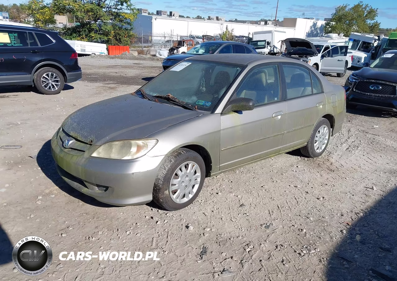 2005 Honda Civic Lx VIN:2HGES16525H521640 - 2