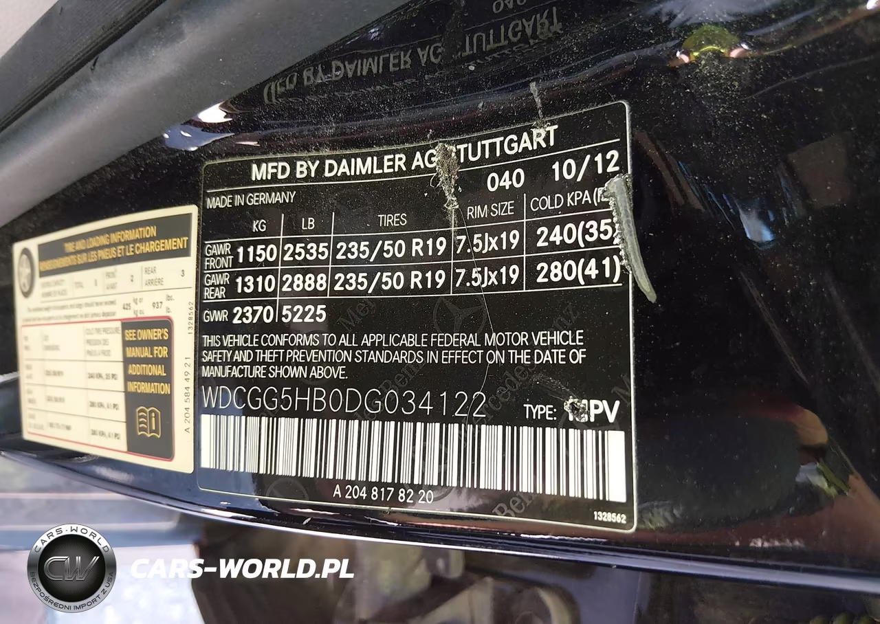 2013 Mercedes-Benz Glk 350 VIN:WDCGG5HB0DG034122 - 9