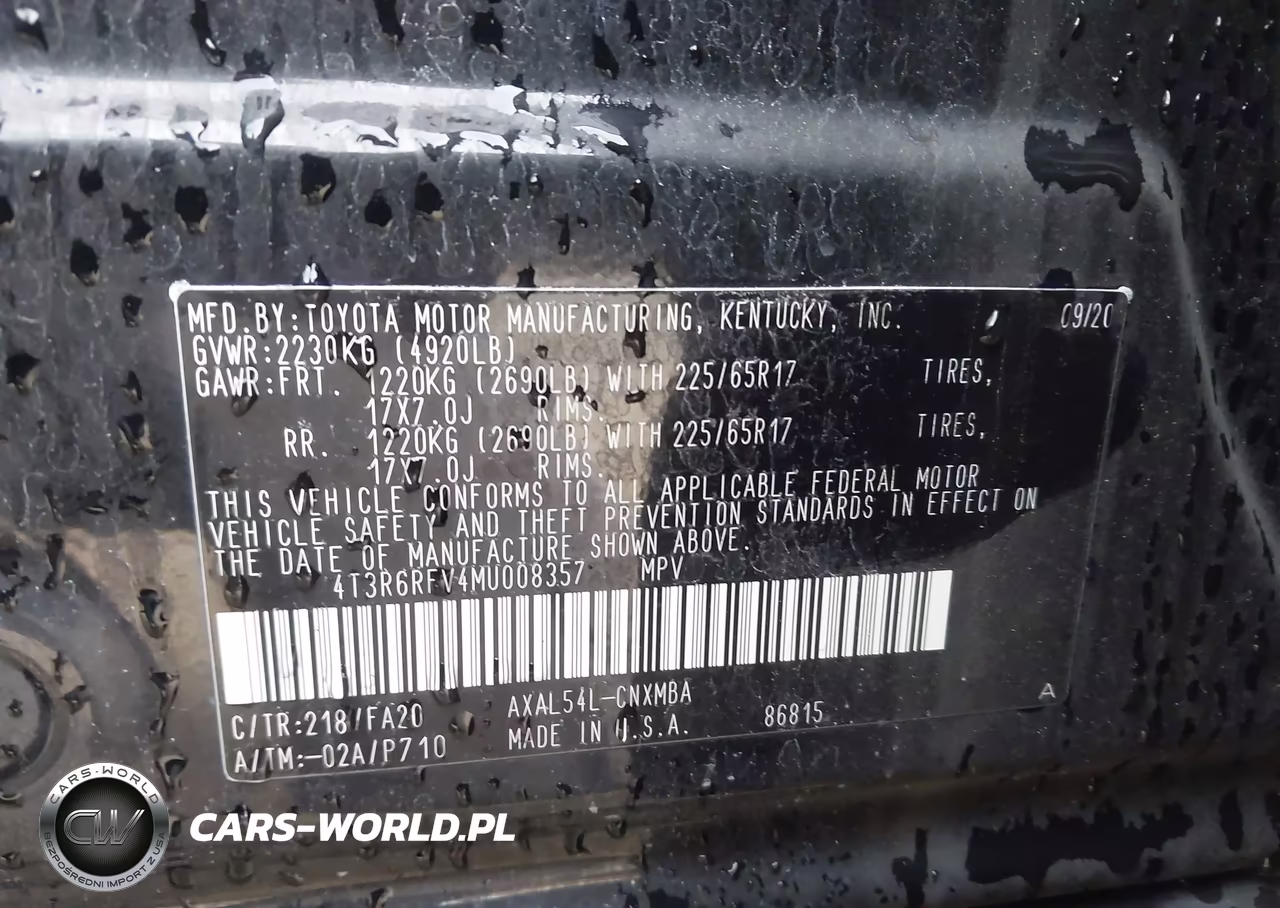 2021 Toyota Rav4 Hybrid Xle VIN:4T3R6RFV4MU008357 - 9
