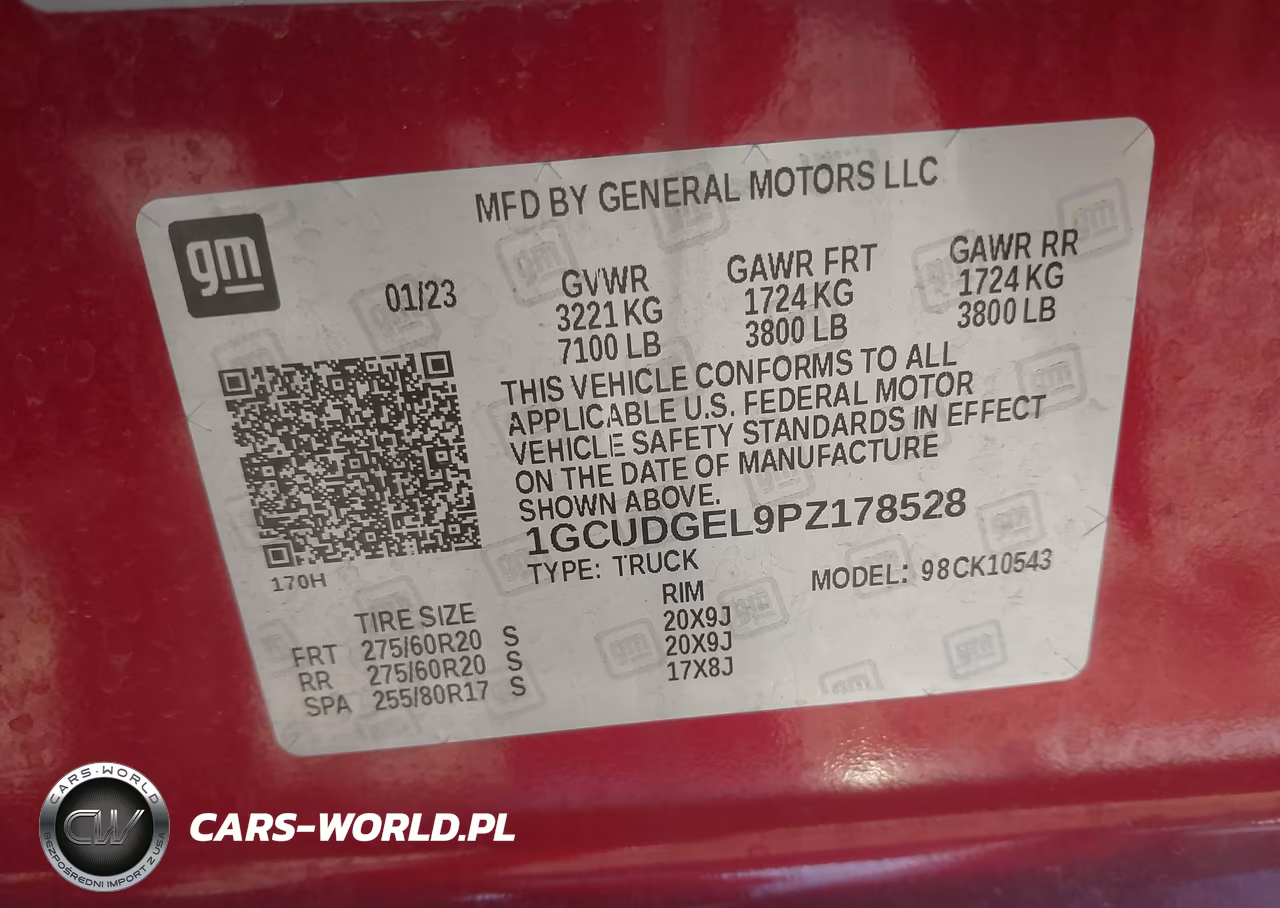 2023 Chevrolet Silverado 1500 4Wd Short Bed Ltz VIN:1GCUDGEL9PZ178528 - 9
