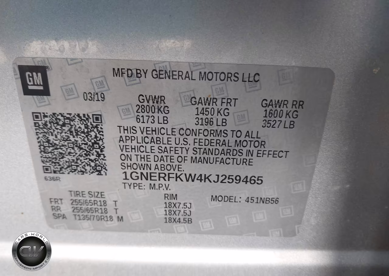 2019 Chevrolet Traverse Ls VIN:1GNERFKW4KJ259465 - 9