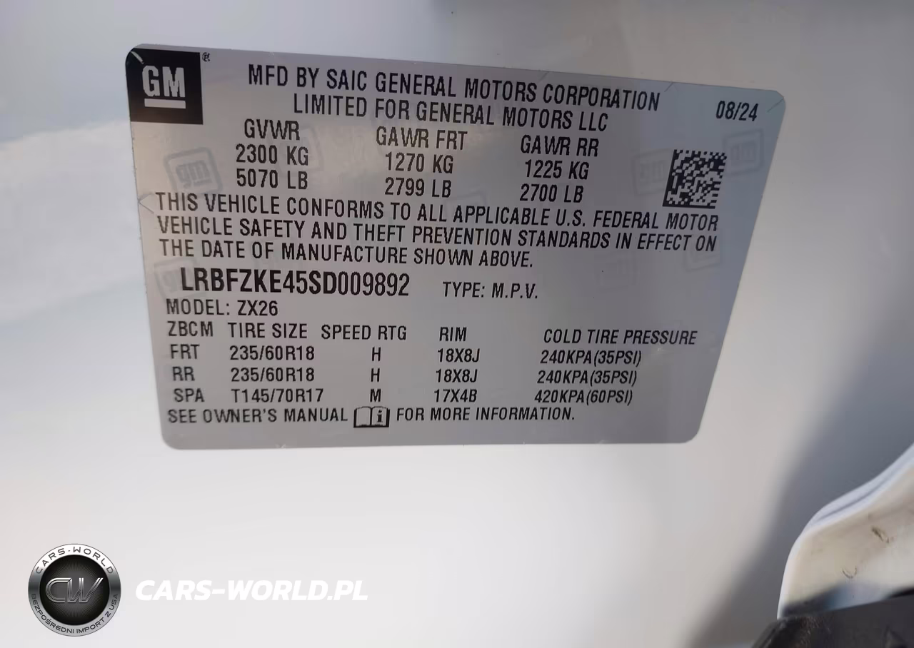 2025 Buick Envision Preferred Awd VIN:LRBFZKE45SD009892 - 9