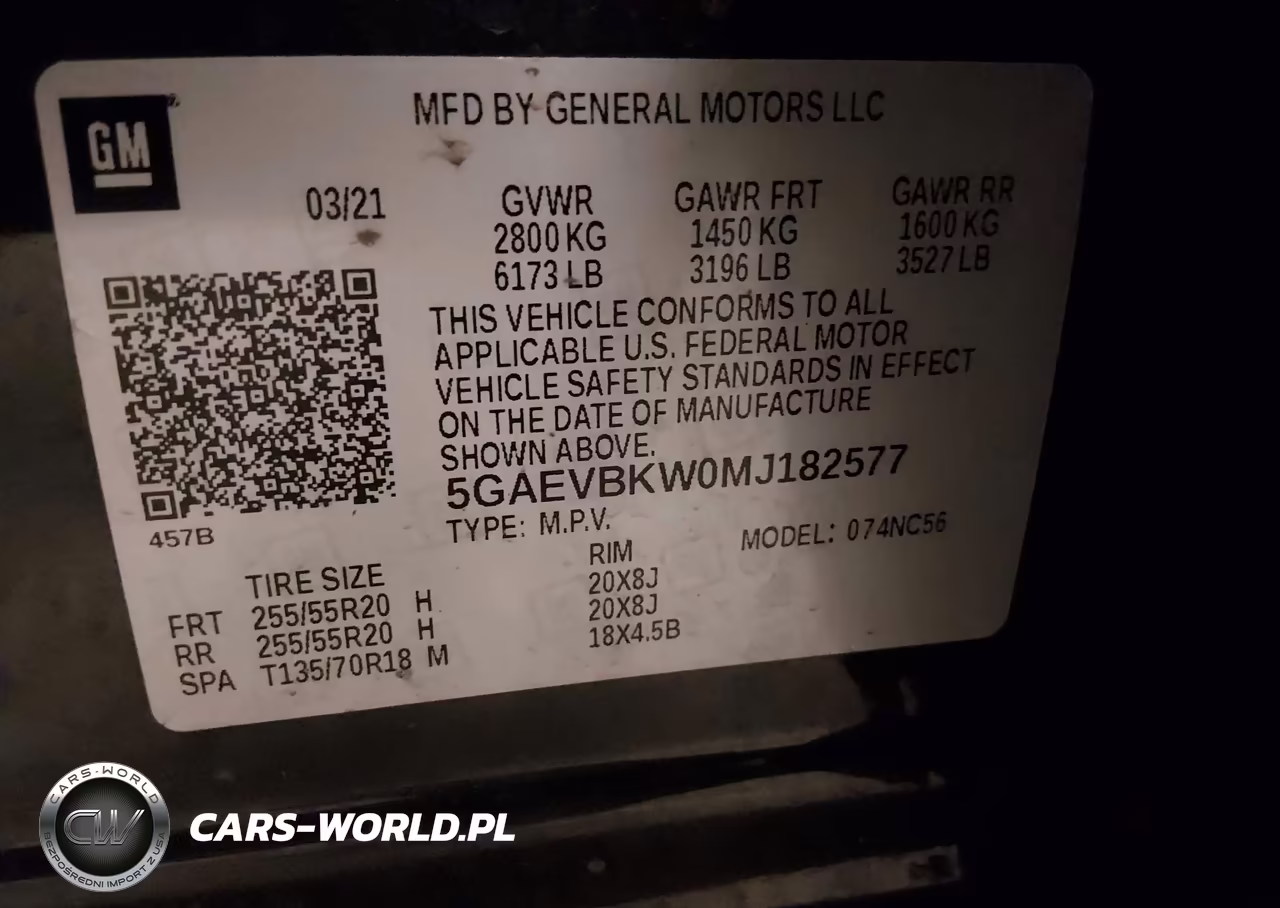 2021 Buick Enclave Awd Premium VIN:5GAEVBKW0MJ182577 - 9