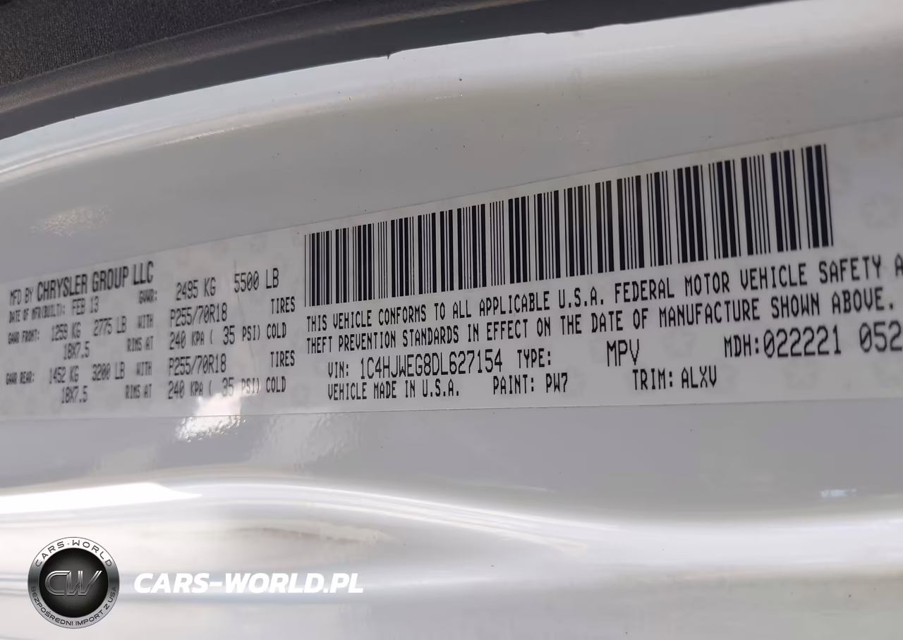 2013 Jeep Wrangler Unlimited Sahara VIN:1C4HJWEG8DL627154 - 9