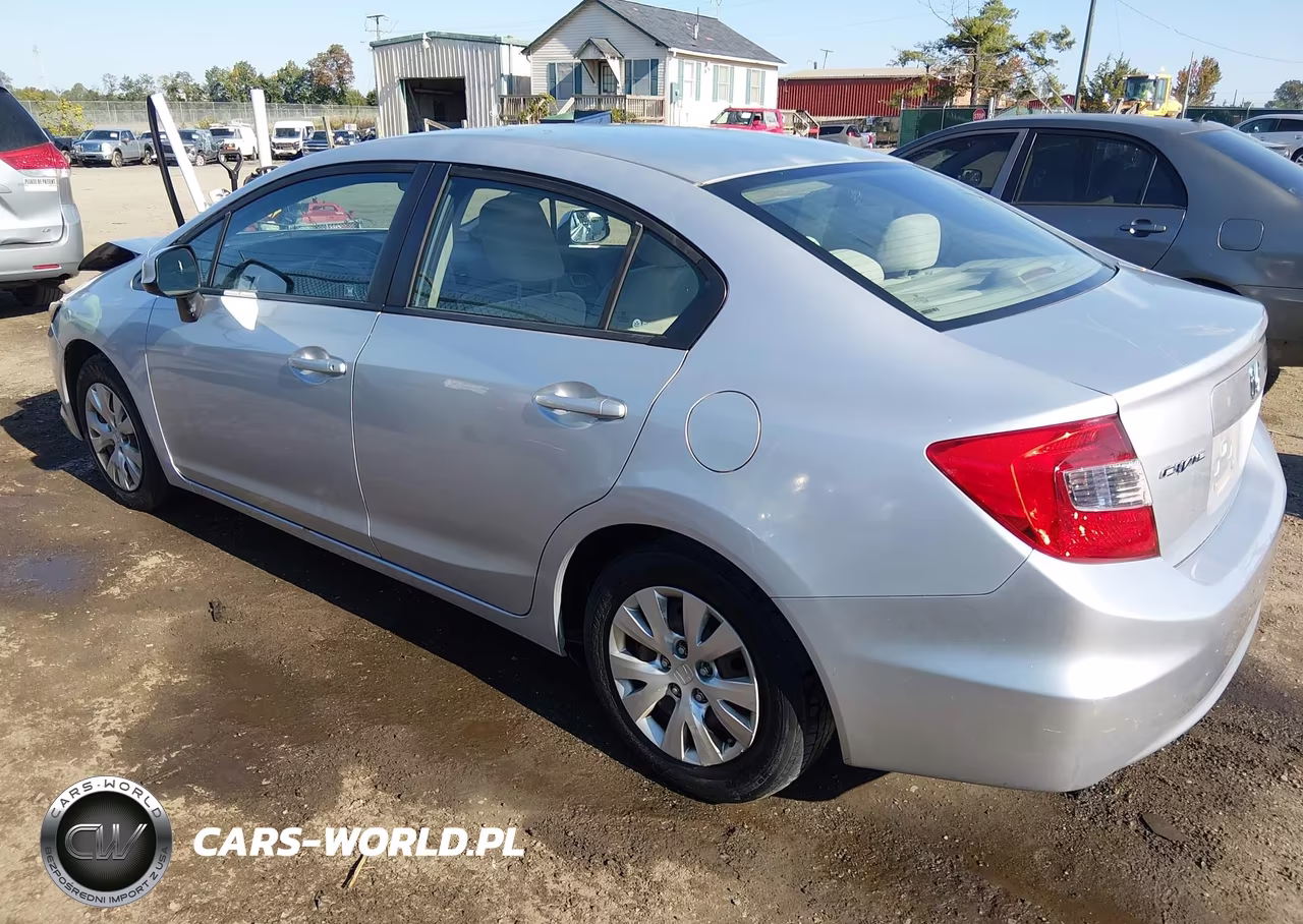 2012 Honda Civic Lx VIN:2HGFB2F53CH566576 - 3