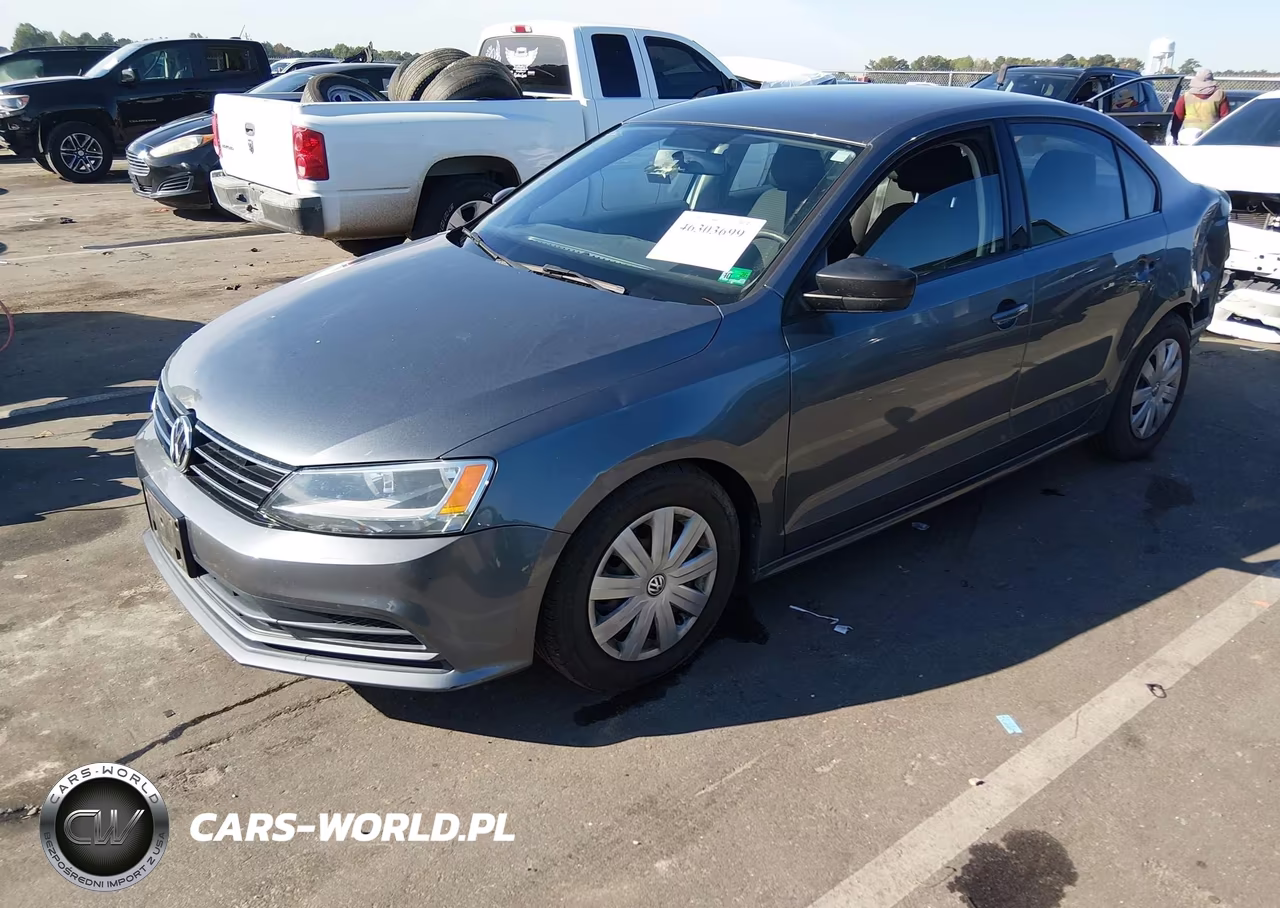 2015 Volkswagen Jetta 2.0L S VIN:3VW2K7AJ5FM250162 - 2