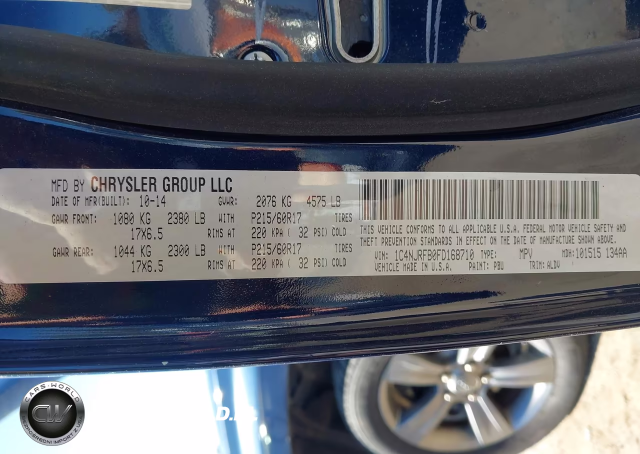 2015 Jeep Patriot High Altitude Edition VIN:1C4NJRFB0FD168710 - 9