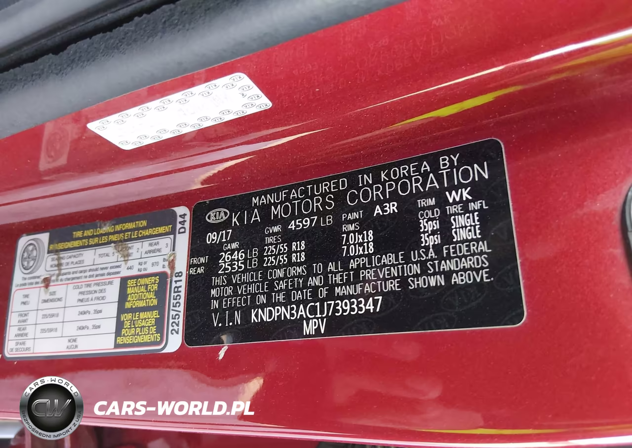 2018 Kia Sportage Ex VIN:KNDPN3AC1J7393347 - 9