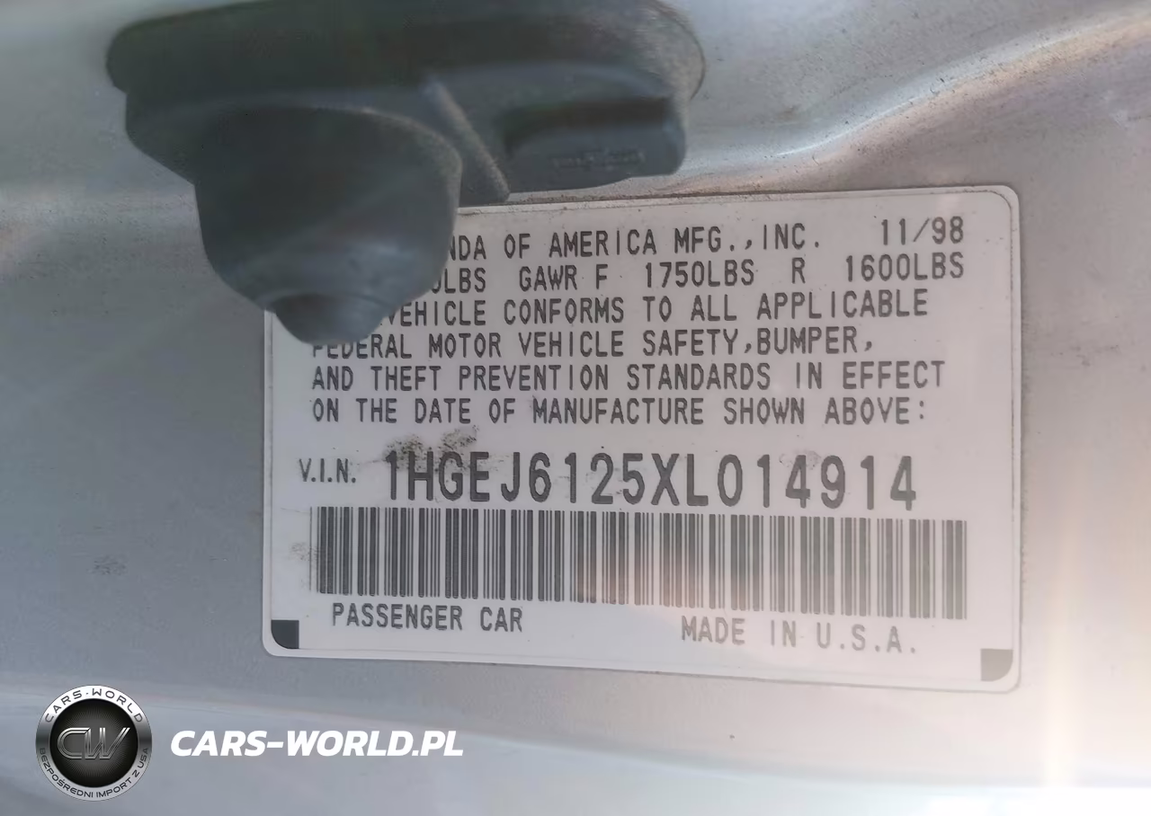 1999 Honda Civic Dx VIN:1HGEJ6125XL014914 - 9