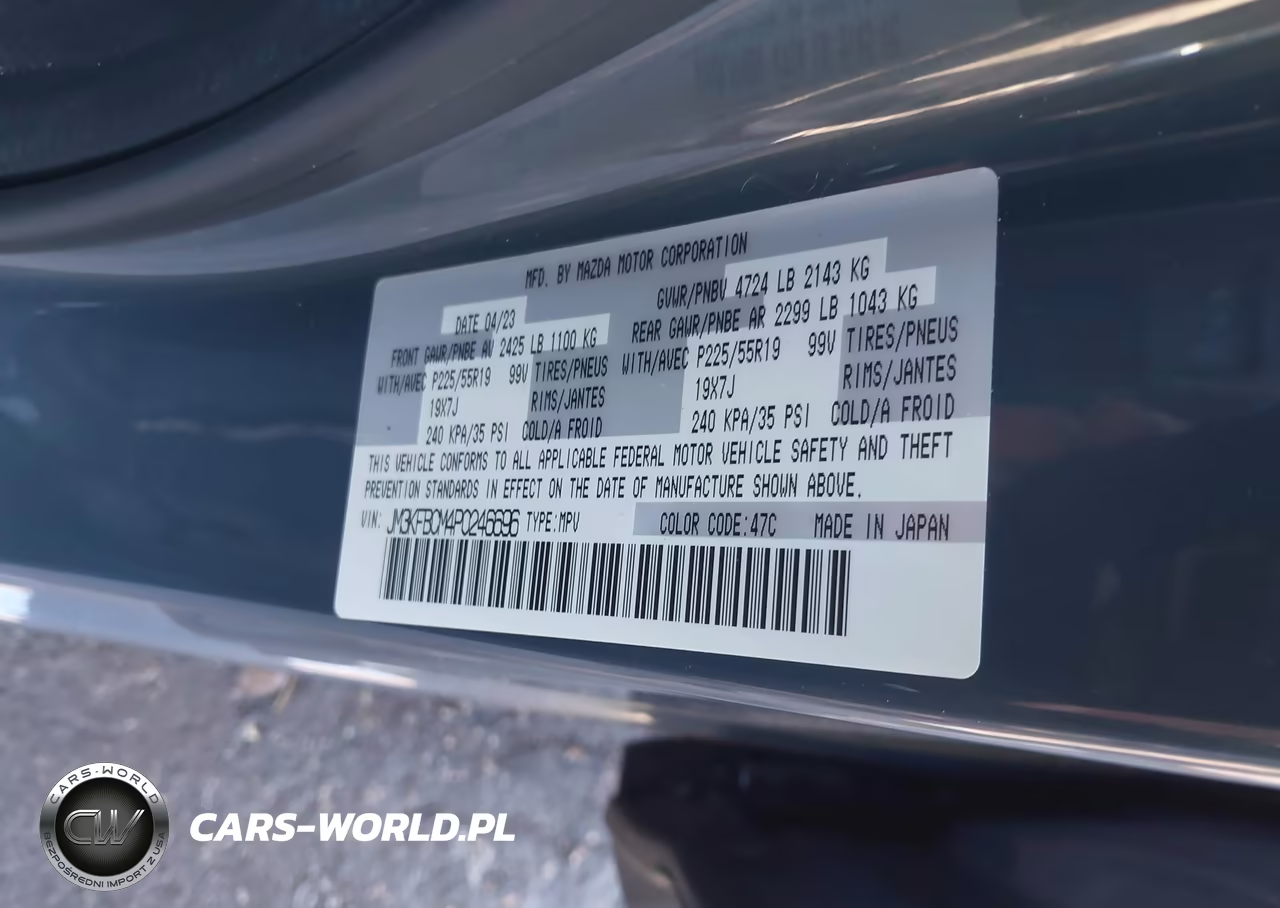 2023 Mazda Cx-5 2.5 S Carbon Edition VIN:JM3KFBCM4P0246696 - 9