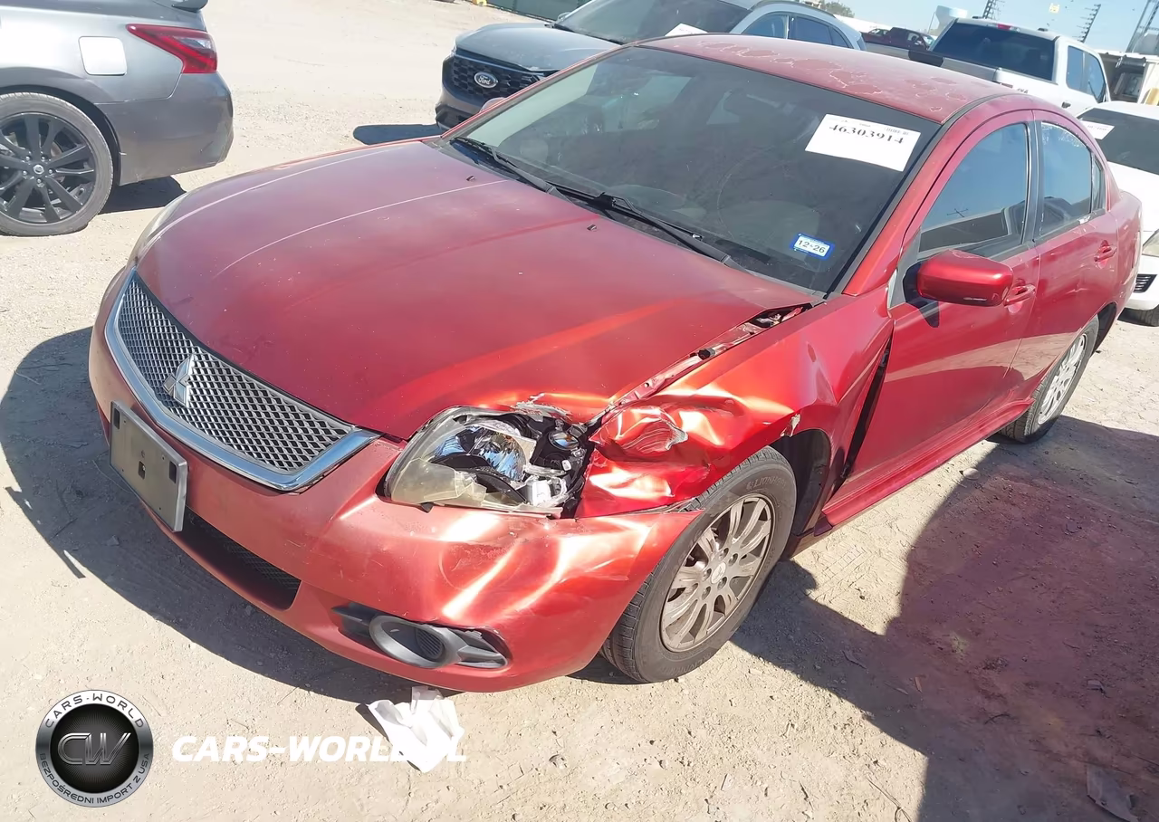 2010 Mitsubishi Galant Fe VIN:4A32B2FF4AE012812 - 2