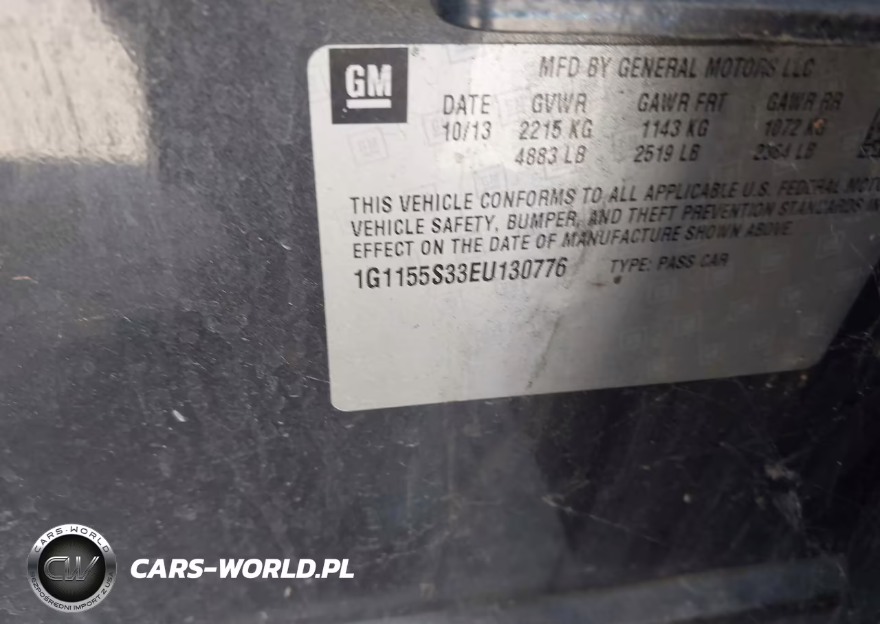2014 Chevrolet Impala 2Lz VIN:1G1155S33EU130776 - 9