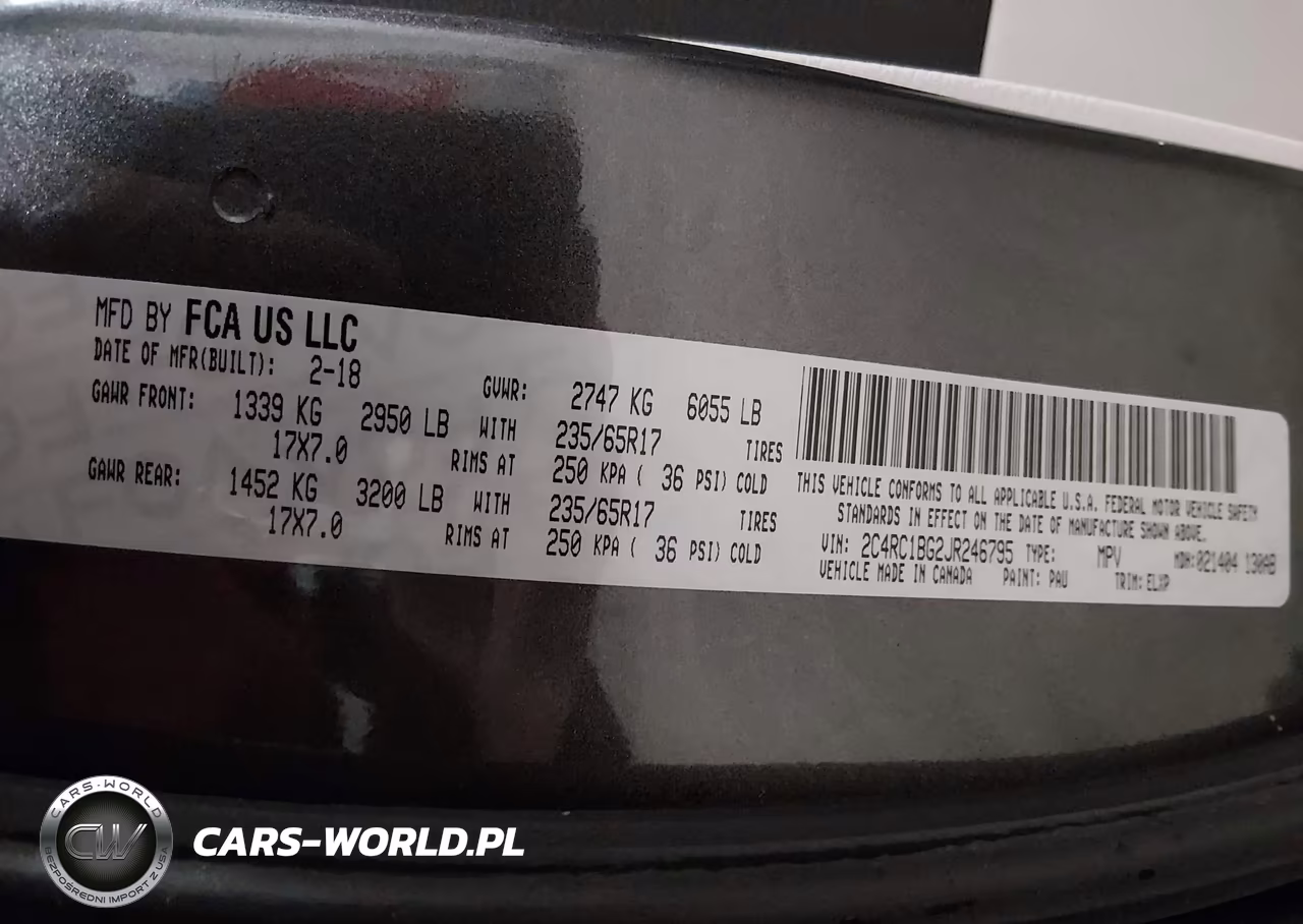 2018 Chrysler Pacifica Touring L VIN:2C4RC1BG2JR246795 - 9