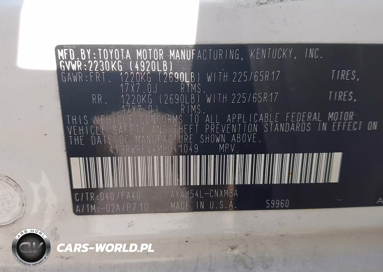 2021 Toyota Rav4 Hybrid Xle VIN:4T3RWRFV4MU041049 - 9