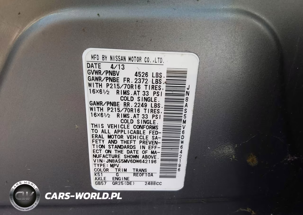 2013 Nissan Rogue S VIN:JN8AS5MV6DW642196 - 9