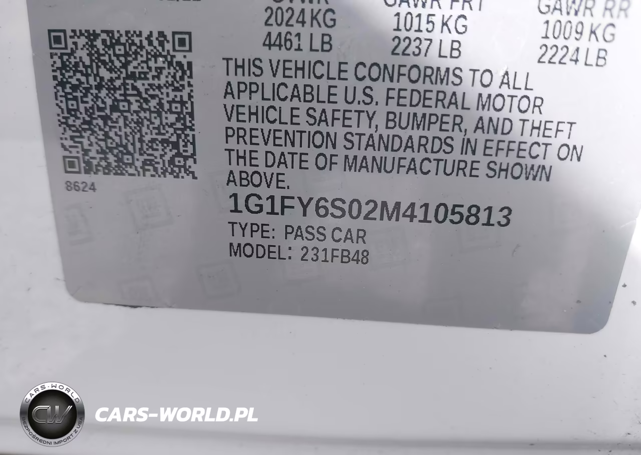 2021 Chevrolet Bolt Ev Fwd Lt VIN:1G1FY6S02M4105813 - 9