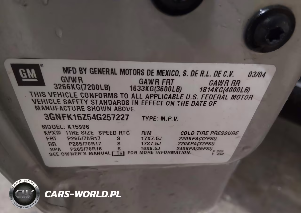 2004 Chevrolet Suburban 1500 Lt VIN:3GNFK16Z54G257227 - 9