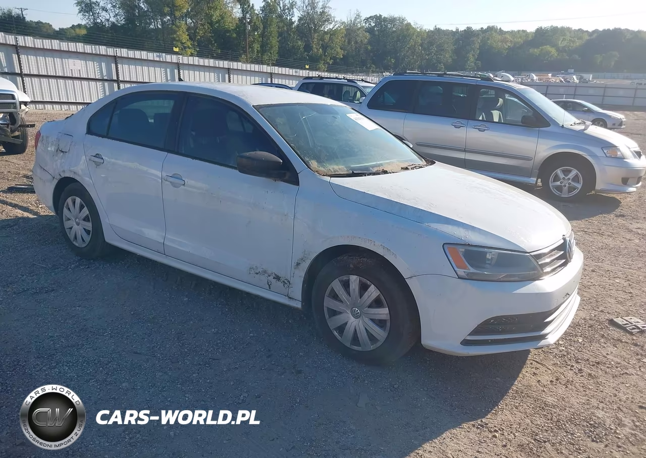 2015 Volkswagen Jetta 2.0L S VIN:3VW2K7AJXFM305138 - 1